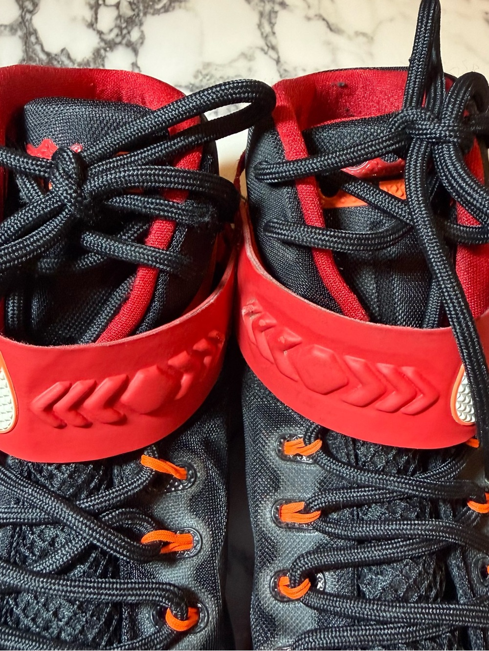 Nike LeBron Zoom Soldier 8 Black University Red Mens Size 9.5 Sneakers - Picture 7 of 13